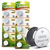 GutAlkaLi 10 pile a bottone al litio CR2032, 3 V, CR2032, al litio
