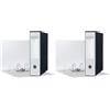 ESSELTE G55 EUROFILE Registratore - f.to protocollo dorso 8 cm - Bianco Vivida (Confezione da 2)
