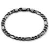 Sterll Uomo Argento Bracciale Vero Nero Ossidato Confezione Ecologica Regalo per