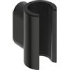 hansgrohe Porter Fine - Supporto doccia, Supporto doccetta per flessibili doccia con dado conico, Supporto soffione doccia, cromo nero spazzolato, 28885340