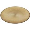 HOME DECO FACTORY, KA6135, Piatto in Vetro Oro 21 cm, Design Elegante e Moderno, Durevole e Resistente, Ideale per Tutte Le Occasioni, Facile da Pulire, Colore Oro