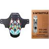 XMTBSTYLE MTBStyle MTBStyle Parafango anteriore per mountain bike, MTB, compatibile con ruota da 26, 27,5, 29 Enduro Mountain Bike Elettrica Copertura telaio Guard BikeShield (lupo)
