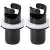 joonnair 2 Pezzi Adattatore per Pompa SUP Adattatore per Kayak Valvola H-R Adattatore per Tubo Pompa a Pedale per BarcaCompatibile con Kayak Gonfiabile, Gommoni, Tavole Surf