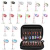 Vicloon 16 Pezzi Esche Artificiali Spinning, Trota Multicolore Pesca Spoon Trout Area 2.5/3.5/5g con Borsa Portatile, Spoon Trout Area Per Trota, Persico,Luccio Spoon Kit