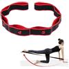 FIBOUND 1 Pezzo di Yoga Stretching Belt, Cinghia Yoga, Cintura di Allungamento Yoga, Elastico Fasce di Resistenza, Cinghia Elastica per Yoga, per Yoga, Pilates, Allenamento di Danza, Fitness