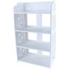 Greensen - Scarpiera a 4 Ripiani, 40 x 23 x 71 cm, Colore: Bianco