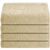 NELLA BIAGINI Telo Doccia Grande, Set da 4, Telo Bagno, 150x100 cm, 100% Spugna di Cotone, 420 gr/mq, per Sauna e SPA, Morbido, Resistente, Tinta Unita. Modello: Minerva
