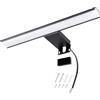DA LIGHT Lampada LED a specchio 8W 580LM, lampada da bagno 30CM, luci a specchio IP44 a prova di spruzzi, 4000K bianco neutro Facile installazione, colore nero