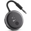 Avantree SoundJet R1 - Adattatore Bluetooth Aereo per Cuffie e AirPods, aptX Adaptive, Qualcomm Chipset, 20 ore di riproduzione, Trasmettitore Audio Wireless per Viaggi - Nero Metallizzato