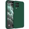 Topme Cover per Xiaomi MI 10 Lite (6.57 Inches) Custodia Case, Protezione Della Pelle Della Custodia in Silicone Tpu - Verde scuro