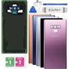 Eonpam Scocca Vetro Posteriore Sostituzione per Samsung Galaxy Note 9 SM-N960 Originale Coperchio Copribatteria con Vetro Fotocamera+Ricambio Kit(Viola)