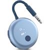 Avantree SoundJet R1 - Adattatore Bluetooth Aereo per Cuffie e AirPods, aptX Adaptive, Qualcomm Chipset, 20 ore di riproduzione, Trasmettitore Audio Wireless per Viaggi - Azzurro Cielo