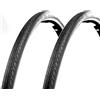 MADICKS COPPIA COPERTONE 700 X 28 C (28 5/8 1/8) NERO PER BICI 28 STRADALI BICICLETTA CITY BIKE TREKKING BICICLETTA DA PASSEGGIO - DA CORSA