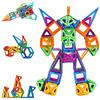 Condis Costruzioni Magnetiche Bambini 114 Pezzi, Giochi Magnetici Blocchi Magnetici Gioco Costruzione 3 4 5 6 7 8 Anni Giocattoli Bambino Calamite Educativi Regalo Montessori