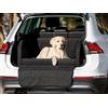 PillowPrim Seggiolino auto per cani, coperta per cani, trasportino per cani, cuccia per cani, cuccia per cani, cuccia per cani, cestino per cani (grafite Oxford, 2: 100 x 80 cm)