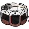 Lonsy Recinto portatile per animali domestici, recinto per cuccioli, recinto per animali domestici, recinto per cani e gatti, gabbia, 91 x 91 x 58 cm, tessuto morbido pieghevole, per interni ed esterni,