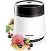 Tescoma 908660 Gelatiera elettrica con contenitore refrigerante, capacità 800 ml, lineaGrandCHEF