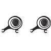 Generic 2 Pezzi Controller Di Gioco Per Telefono Cellulare Joystick Touch Screen Game Pad Universale Fit Nero