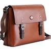 The Bridge Messenger 053631Au Uomo 100% Pelle Brandy