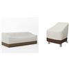Amazon Basics AmazonBasics - Copertura per Divano a 3 posti & s - Copertura Protettiva per sedie da Giardino Adirondack