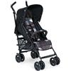 Boppy Chicco London Up Passeggino Leggero Pieghevole da 0 Mesi a 15 kg, Passeggino Reclinabile e Compatto con Manicotto Paracolpi, Posizione Nanna, Chiusura a Ombrello - Nero