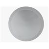 Facilemarket Set da 4 Piatti pizza bianchi in melamina diametro 35 cm
