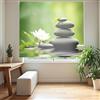 Blindecor Digitale | Tenda avvolgibile traslucida stampata | Famiglia Zen| Modello F-Stagno | 130 x 180 cm (larghezza per altezza) Dimensioni del tessuto 126 x 175 cm | Tende per finestre