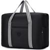 SUCIKORIO 55x40x23cm Lufthansa Bagaglio a Mano, Impermeabile Nylon Grande 50L Borsone da Viaggio Pieghevole Borsa da Viaggio Unisex Weekender per Aereo, Viaggi, Palestra