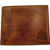 Route 66 Portafoglio Uomo Vera Pelle - Stile Vintage con Piccolo Logo in Rilievo, Compatto ed Elegante - Slot Carte e Finestra Documento Cod. 1916KANS (Testa di Moro)