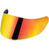JQF Gear Visiera Casco per K1 K3SV K5,Sostituzione della Visiera della Lente del Casco del Parabrezza del Motociclo per Il Casco Integrale (Rosso)