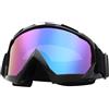 Adunsiaoto Occhiali Moto Attività All'aperto Come Ciclismo, Occhiali-Moto Protezione Dai Raggi UV, Occhiali Sci Uomo Donna Anti UV Maschera, Occhiali Motocross Anti-Polvere Morbida Schiuma Regolabile