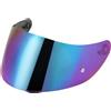 JQF Gear Visiera Casco per K1 K3SV K5,Sostituzione della Visiera della Lente del Casco del Parabrezza del Motociclo per Il Casco Integrale (Arcobaleno)