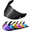 PSLER Visiera per AGV Pista GP RR Pista GPR CORSA-R RACE 3 RACE 2,Visiera Colorata Accessori per Casco da Moto Ricambio(Nero Intenso)