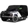 Kistrba Telo copriauto impermeabile adatto per Land Rover Defender 110 1990 - 2016, copertura per auto per esterni, inverno, estate, sole, neve, pioggia, polvere
