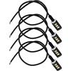 ECSiNG 4 lampadine per targa per moto, 12 V, 3 LED, universali, per auto, moto, moto, accessorio per moto, accessorio (luce bianca)