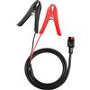 CERRXIAN 14AWG Clip a Coccodrillo a Cavo connettore Batteria 45A, Cavo di prolunga per Ricarica connettore Adattatore a disconnessione rapida-85cm