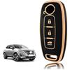 TOOMUME Cover Chiave TPU, Custodia Chiave Adatto per Nissan Qashqai J12 Juke F16 Xtrail T33 Airya B6 B8 B9 Micra Altima Teana Murano Kicks, Copri Chiavi Guscio Chiave Auto Telecomando - Bagagliaio