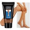 Generico Trucco per Gambe Impermeabile, Crema Colorata Gambe, Crema Coprente Capillari Gambe, Fondotinta Impermeabile per Coprire Cicatrici (Bronze)