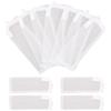 BOXOB 10 Sacchetti per Filtro Acquario, 100 Micron in Rete Filtrante Extra Fine con Cerniera in Plastica per Resina di Carbone Attivo (20x7,5 cm)