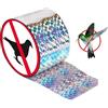 Esshogo 80 m x 4,8 cm, Nastro di Difesa per Uccelli, per allontanare Uccelli, Nastro Riflettente per respingere Gli Uccelli