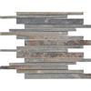 conwire Piastrella a mosaico in ardesia naturale, per pavimenti in ardesia, per pareti, bagno, WC, doccia, cucina, specchietti per piastrelle, rivestimento per vasca da bagno, mosaico