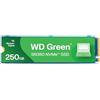 Western Digital WD Green SN350 NVMe - Unità SSD interna a stato solido da 250 GB - Gen3 PCIe, M.2 2280, fino a 2.400 MB/s - WDS250G2G0C