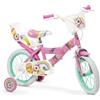 TOIMSA 85-14219_8422084142193, Bicicletta Unicorno 14 (4/6 Anni) Unisex-Youth