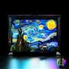 BrickBling Kit di luci telecomando per Lego 21333 Ideas Vincent Van Gogh The Starry Night, set di illuminazione a LED compatibile con The Starry Night, regalo creativo per adulti