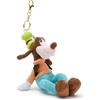 Disney Store Official Peluche Portachiavi Pippo, 18 cm, Peluche con Portachiavi Rimovibile, 1+
