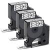 UniPlus 3x Compatible per Dymo D1 45010 S0720500 Nero su Trasparente, 12mm x 7m Nastri Etichette per Dymo LabelManager 120P 150 160 200 210D PnP LabelWriter 450 Duo Etichettatrice