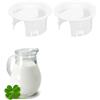 Armastuse 2 pcs Caraffa Coperchio di Copertura, Tappo a prova di perdite per bistrot,per Bollitore Freddo,Caraffe per Bevande Brocca