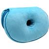 PORRASSO Cuscino Sedia Cuscino per Sedile Memory Foam Cuscino da Seduta Pieghevole Ergonomica Traspirante Comoda Sollevare i Fianchi Disponibile Tutte Le Stagioni per Casa Ufficio Auto Blu A