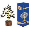 Wonder Care tormalina nera - Albero Chakra della Vita - Albero di Cristallo - Energia Positiva - Fatto a mano - Portafortuna - Guarigione - Chakra - Regalo di prosperità - Decorazione Feng Shui - 60