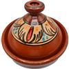Generico Tajine XL 35 cm in Terracotta Dipinta a Mano - Pentola Tradizionale Marocchina/Tunisina + Ebook 0 0511241206